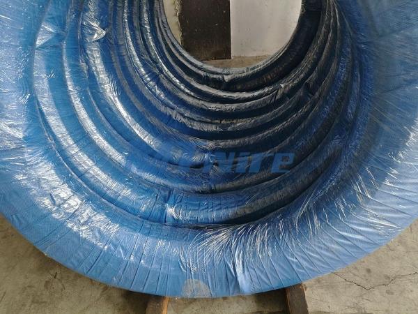 55SiCr Oil Quenched-tempered Shaped Profile Wire for Flat Line / Square Line